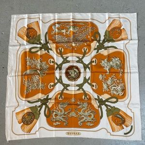 Vintage HERMÈS Tsubas Silk Scarf